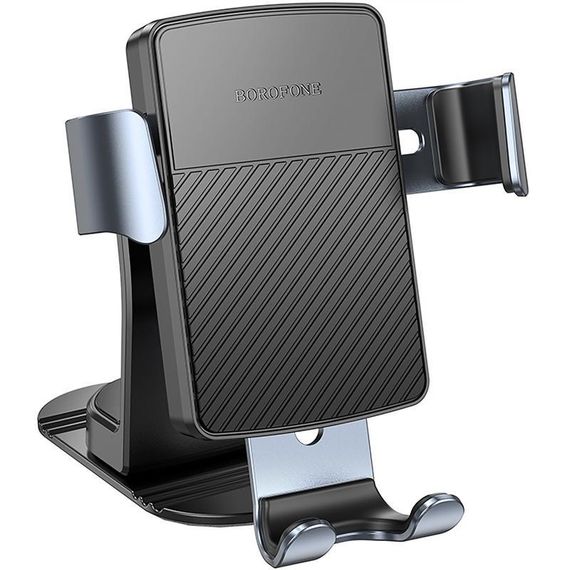 Автотримач Borofone BH119 Refined (center console) Black / Metal gray | Зображення 3