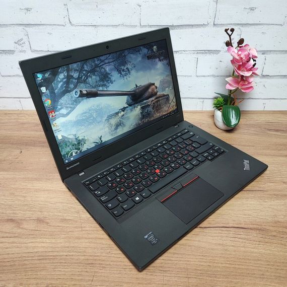 Ноутбук Б-класс Lenovo ThinkPad L450 / 14" (1366x768) TN / Intel Core i5-4300U (2 (4) ядра по 1.9 - 2.9 GHz) / 8 GB DDR3 / 512 GB SSD / Intel HD Graphics 4400 / WebCam б/у | Зображення 2