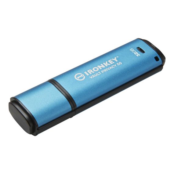 USB флеш накопичувач Kingston 32GB IronKey Vault Privacy 50 USB 3.2 (IKVP50/32GB) | Зображення 1