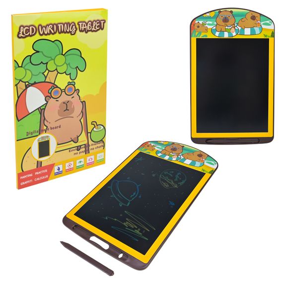 Планшет для малювання LCD C9704 Капібара 12” екран, в коробці (6906231368855) | Зображення 1
