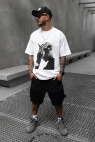 Футболка з ДТФ принтом (оверсайз)