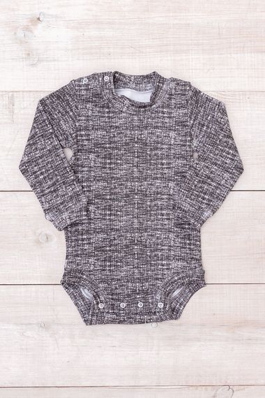 Боді ясельний для хлопчика Носи своє 68 Чорний (p-2310-137750)
