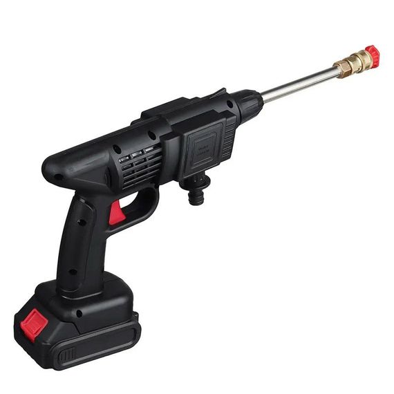 Акумуляторна мийка високого тиску в кейсі + акумулятор 30V / Бездротова міні мийка для авто / Розпилювач води для мийки автомобіля | Зображення 2