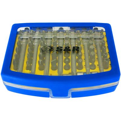 Набор бит S&amp;R насадок для скручивания 57шт + держатель (251512757) | Зображення 1