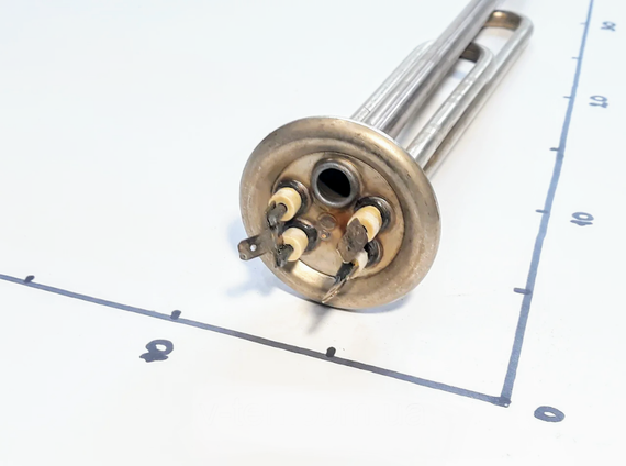 Тэн 1500W (1000+500) для бойлера Термекс на фланце 62мм Украина | Зображення 2