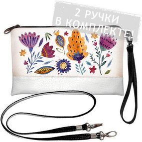Клатч через плече 25x15 см (KL_GL_FFL016_WH)