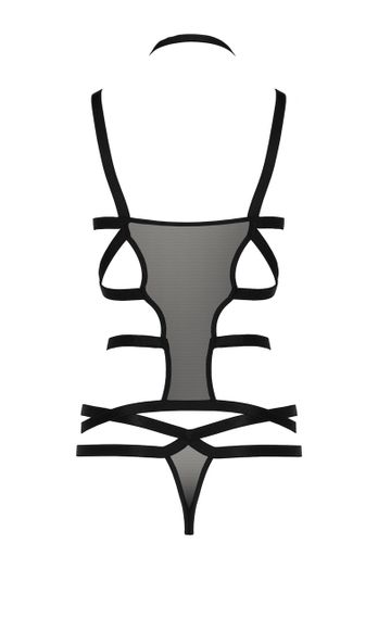 Корсет со стреп-лентами HAGAR CORSET black S/M - Passion sexstyle | Зображення 3