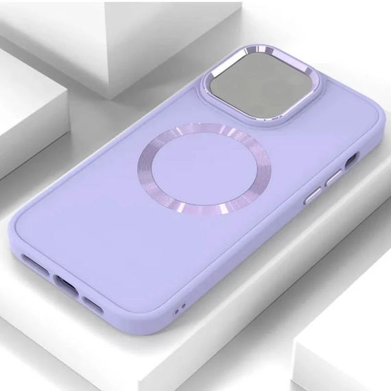 TPU чохол Bonbon Metal Style with MagSafe для Apple iPhone 14 (6.1") | Зображення 1