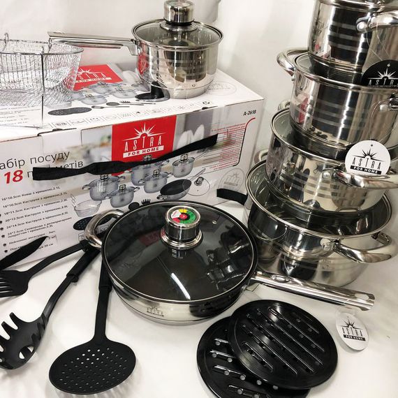 Набір посуду 18 предметів OH-316 ASTRA A-2618 | Зображення 1