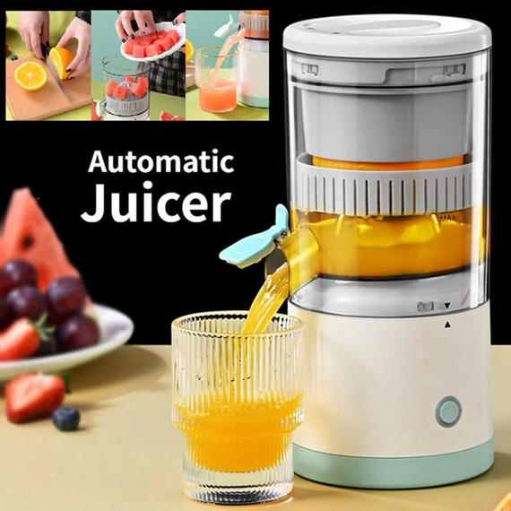Соковыжималка портативная на аккумуляторе с зарядкой от USB Citrus Juicer | Зображення 7