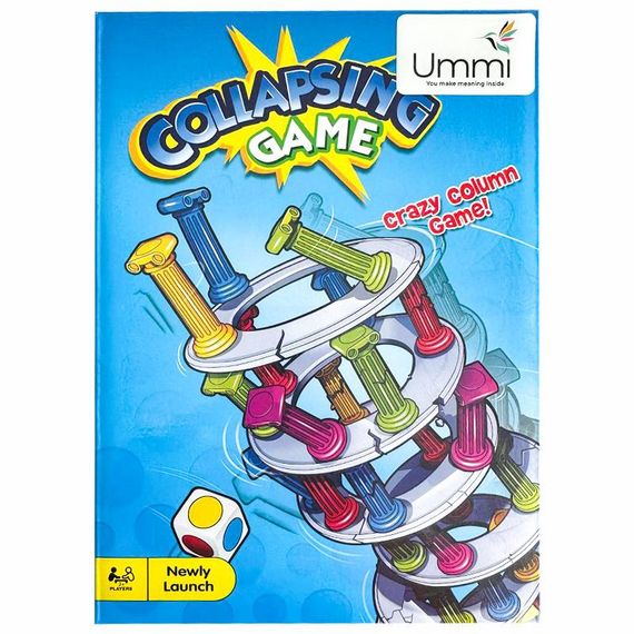 Настільна інтерактивна гра Ummi 707-59 Collapsing Tower Game Blue | Зображення 2