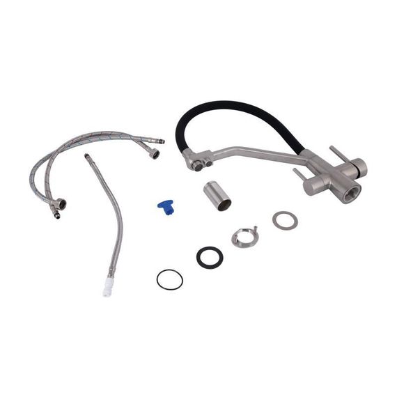 Смеситель для кухни Lidz Aria 020F3 с гибким изливом с подключением для питьевой воды (k35) LDARI020F3BNK37647 BNK | Зображення 7