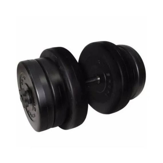 Гантель складальна композитна в пластиковій оболонці Rock pro 20,5 кг NE-PL-G-020