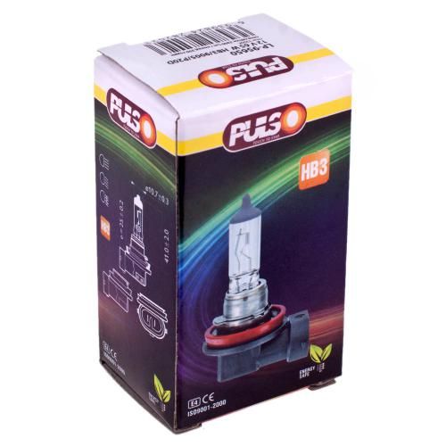 Лампа PULSO/галогенна HB3/9005/P20D 12v65w clear/c/box | Зображення 1