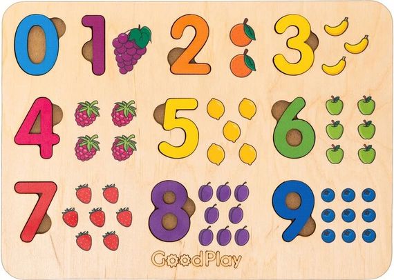 Пазл-сортер Магія чисел GoodPlay PS-4-004 Різнокольоровий shop (4820276870420)
