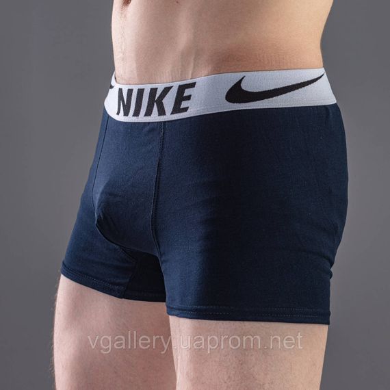 Чоловічі труси Nike, чоловічі труси Найк, Бавовняні труси Найк Преміум якості, чоловічі боксерки Найк, спортивні труси Найк | Зображення 4