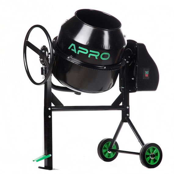 Бетономешалка СМ-140 28-30об/мин. 550Вт, 140л (венец из чугуна) APRO | Зображення 4