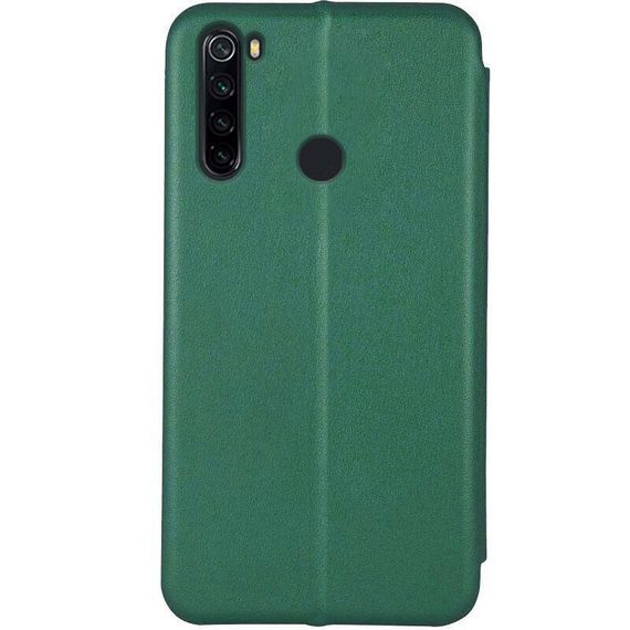 Кожаный чехол-книжка Classy для Xiaomi Redmi Note 8 / Note 8 2021 Зеленый | Зображення 2