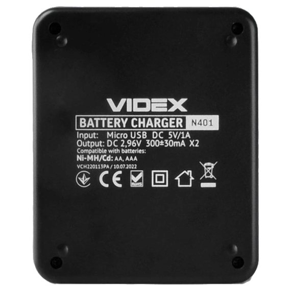 Videx VCH-N401 Зарядний пристрій | Зображення 2