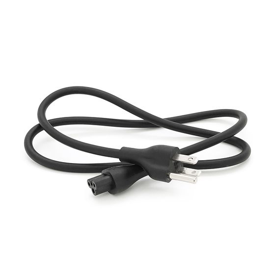Кабель питания USA 1m,0.5mm,PC-184/2 B-C5 для ноутбука,Black,OEM Q25