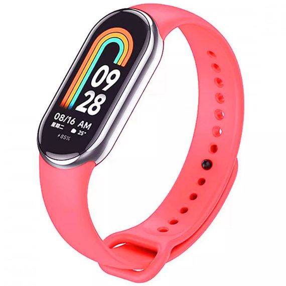 Силиконовый ремешок для Xiaomi Mi Band 8/9 Розовый / Hot Pink