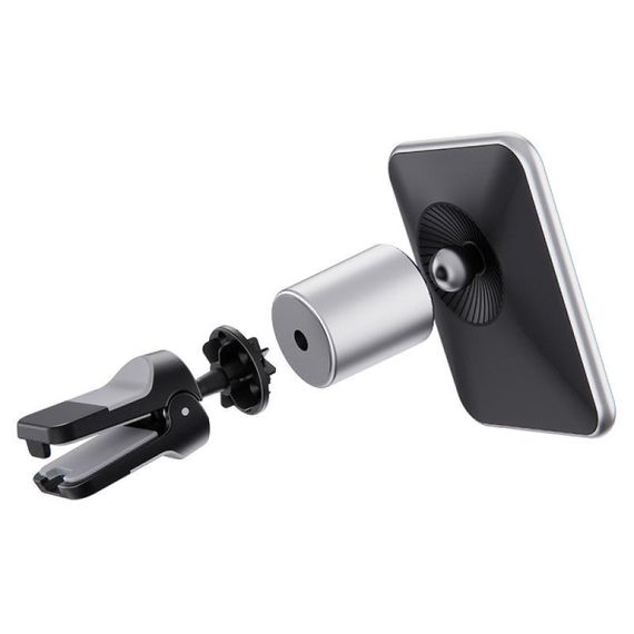 Автотримач з БЗП Borofone BH43 Magnetic 15W Black steel | Зображення 3