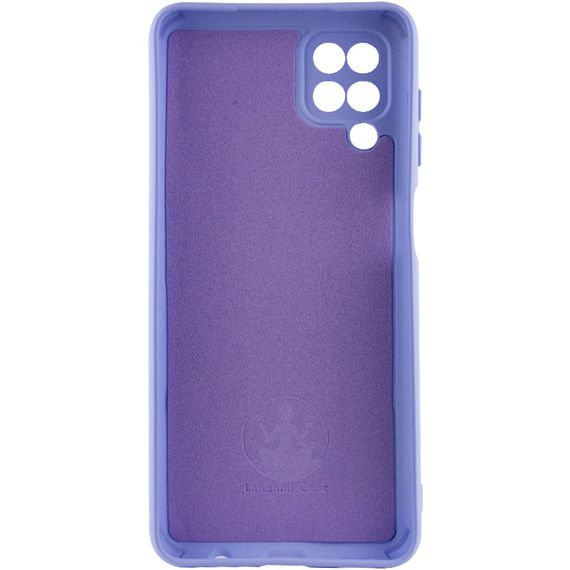 Чехол Silicone Cover Lakshmi Full Camera (A) для Samsung Galaxy A12 / M12 Full camera, Бузковий/Dasheen | Зображення 1