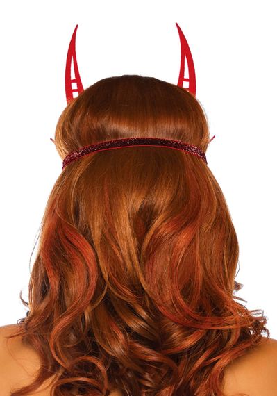 Блискуча маска диявола Leg Avenue Glitter devil mask O/S | Зображення 1