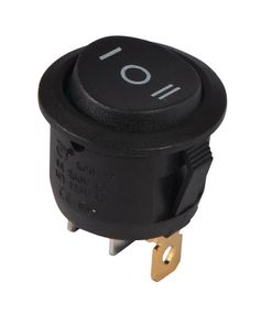 Перемикач KCD1-5-103 B/B 1 клавіша чорний круглий перекидний Ny95500725