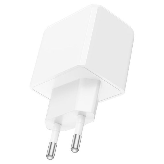 Набір СЗУ HOCO CS11A+ кабель Lighting, 1xUSB, 2.1A, кабель 1м, White, Blister | Зображення 3