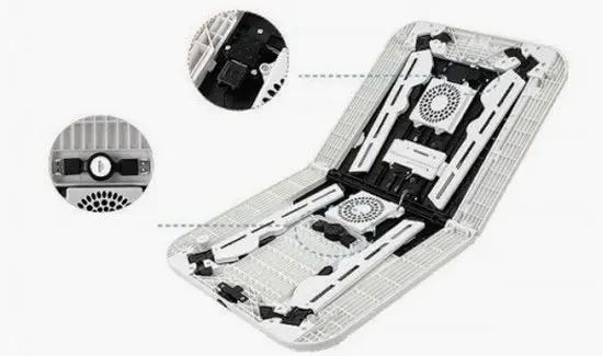 Стіл-підставка для ноутбука E-Table з охолодженням та регулюванням нахилу та висоти | Зображення 5