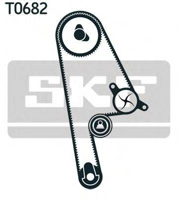 Комплект ременя ГРМ (Вир-во SKF) SKF VKMA93006 на HONDA CRX Mk III (EH, EG)