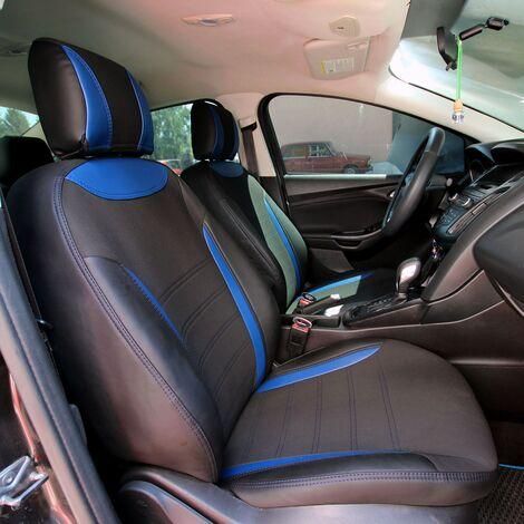 Чехлы на сиденья из экокожи и автоткани ВАЗ Priora 2171 2009-2018 EMC-Elegant | Зображення 2