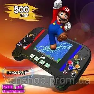 Портативна ігрова консоль sup wide F3, 3,5 дюймів, 500 ігор 16/8-бітна ігрова консоль-рокер | Зображення 1