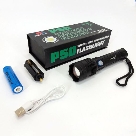 Ліхтарик ручний Bailong X-Balog BL-B99-P50, ліхтар ручний тактичний, водонепроникний ліхтар | Зображення 3