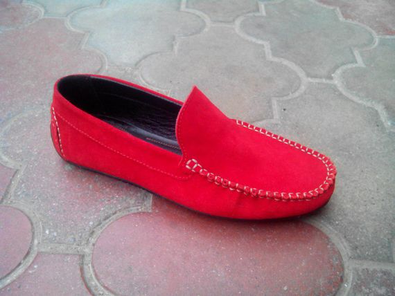 Мокасини Prime Shoes червоні 42 розмір | Зображення 1