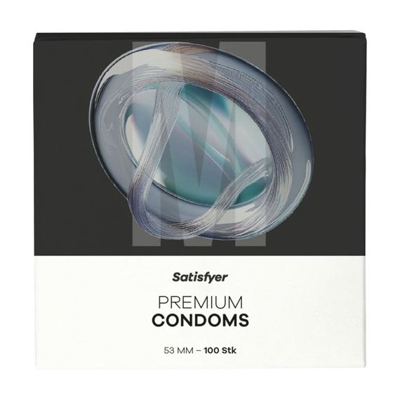 Презервативи - Satisfyer Premium Condoms 53 мм (M), 100 шт.
