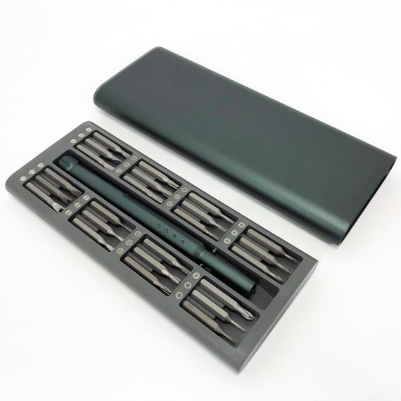 Набор прецизионных отверток с ручкой 48 в 1 в металлическом футляре | Зображення 9