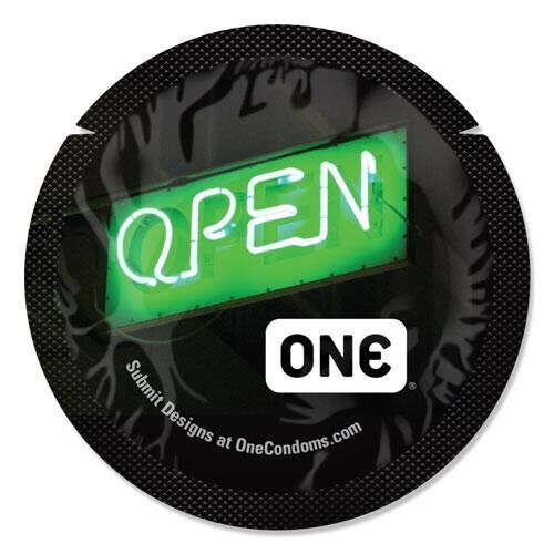 Презерватив ONE Glowing Pleasures, 1 шт, світиться в темряві, зі змазкою | Зображення 4