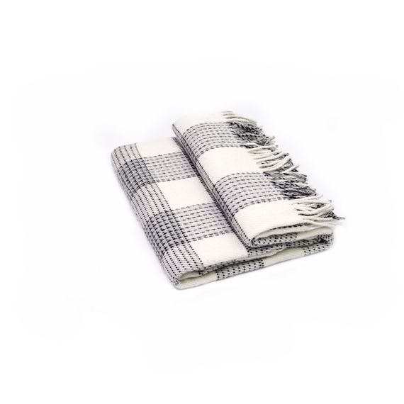 Плед Home Line 66178 Україна 140x200  Вовна Сірий, Білий