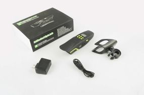 Аудіосистема велосипедна на кермо (вологостійка, ліхтарик, рація, МР3/USB/SD/Bluetooth/FM-радіо)