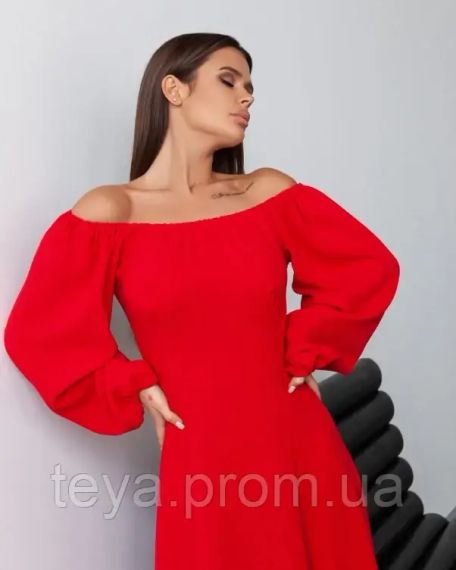 Плаття для жінок колір червоний розміри S, M, L, 3XL, XXL, XL FI_009399 | Зображення 3