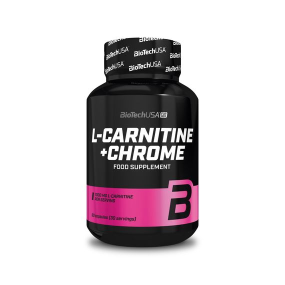 L-карнітин BioTech L-Carnitine + Chrome 60 caps