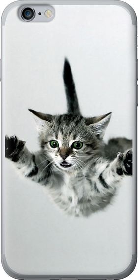 Чехол на iPhone 6 Plus Летящий котёнок "2322u-48-17620"