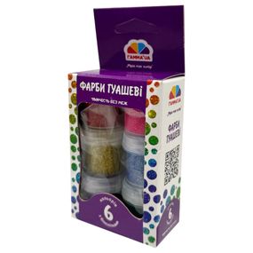 Детские гуашевые краски "Творчество" 400204, 6 цветов