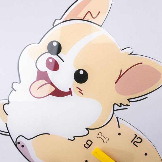 Годинник настінний фігурний із твариною, декоративний HP-3Y-6-325 | Зображення 4