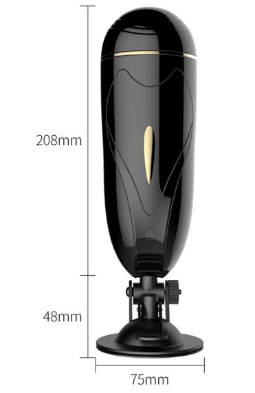 Мастурбатор з вібростимуляцією FOXSHOW Vibrating Masturbation Cup USB 7 + Interactive Function, BS6300033 Sex Aura | Зображення 5