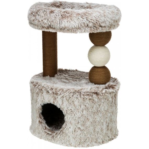 Дряпка-будиночок Trixie Harvey для котів джут/плюш біло-коричнева 54х40х73 см | Зображення 3