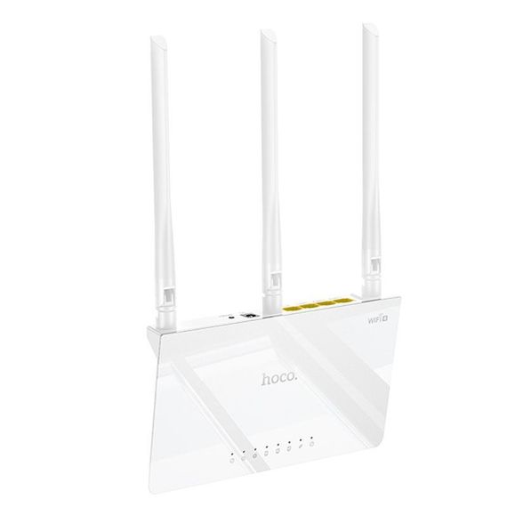 Маршрутизатор (роутер) Hoco HI30 WiFi4 100Mbs White | Зображення 2