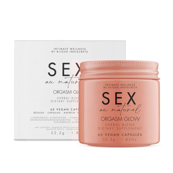 Натуральна харчова добавка для підвищення лібідо Bijoux Indiscrets Sex au Naturel — Orgasm Glow | Зображення 1